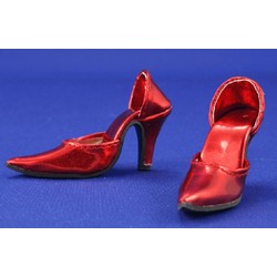 Easy to Wear AM Shoes Metallic Red